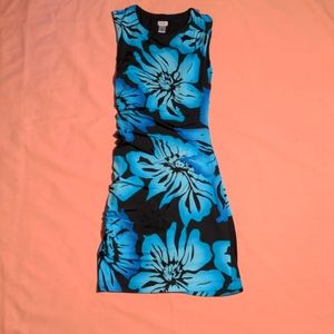 CACHE FLORAL MIDI TANK TOP DRESS